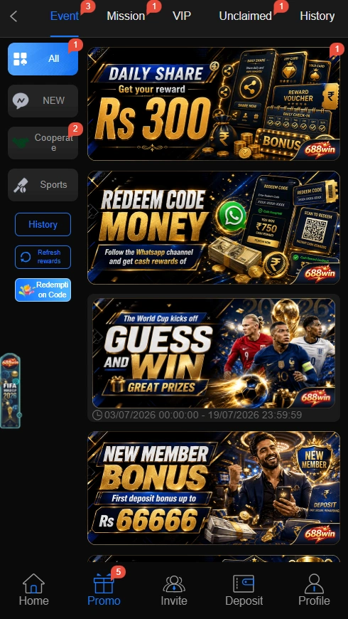 688Win Game rewards